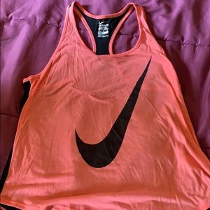 Two tone Nike workout top